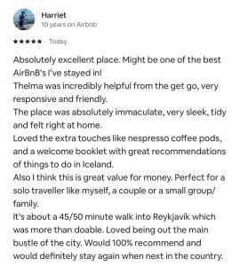 Wonderful studio apartment in central Reykjavík