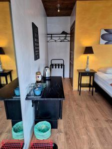 Guestroom with a mountain view