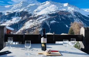 Chalet authentique avec vue panoramique, La Sage