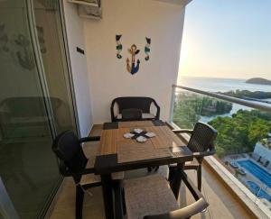 Vista al mar, playa directa en Pozos Colorados