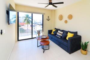 Acogedor depa a 1 cuadra de la playa con rooftop view