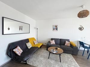 Agréable T2, Île de Nantes, 4 personnes, balcon sud-ouest, proche centre-tram