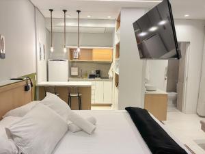 Studio novíssimo com rooftop perto do metrô