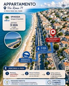 Monolocale - Centro di Ospedaletti - 2 minuti dal Mare