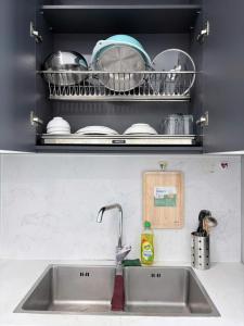 Luminous Skyline Apartment