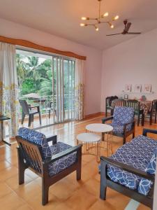 Pvt Terrace 1BHK Walk to Beach Candolim