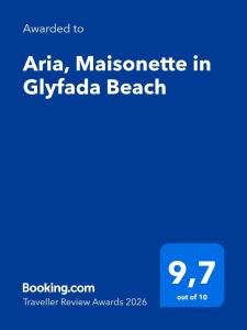 Aria, Maisonette in Glyfada Beach