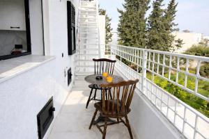 Modern and bright apartment with balcony