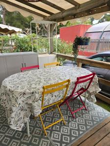 familys dream mobil-home tout confort avec terrasse proche mer