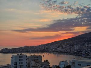 Sunset panorama Saranda