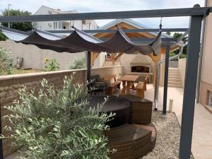 Apartment in Punat with sea view, terrace, air conditioning, WiFi 4534-4