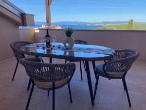 Apartment in Punat with sea view, terrace, air conditioning, WiFi 4534-4