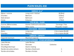 Résidence Plein Soleil - TRES LUMINEUX, LABEL MERIBEL APPARTEMENT DE CHARME MAE-7538