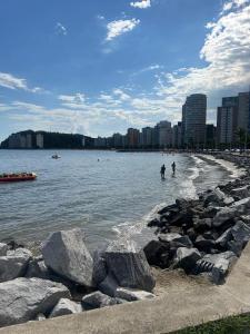 Apto frente ao mar Pé na areia