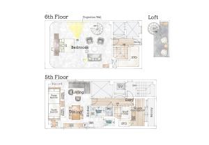 Luxury Huge Bed,渋谷駅徒歩10分,2シャワー,5ベッド,巨大ベッド,防音レコード室