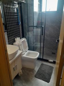 classy tastefully furnished executive three bedroom apartment with fully equipped gym ample parking space swimming pool children playing ground and amazing scenic views