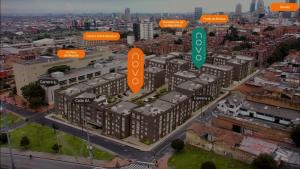 Comodidad, ubicación y diseño en el centro de Bogota