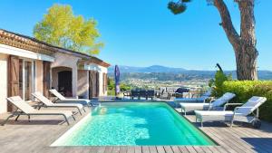 Villa Baia - Luxury House Seaview Near Cannes Pool