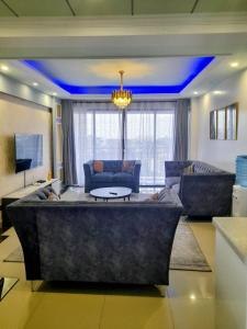 serenity heights three bedroom apartment with swimming pool fully equipped gym ample parking space child play area and amazing scenic views