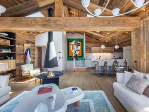 Penthouse à Megève avec piscine et animaux admis, 10 pers. - FR-1-569-83