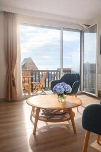 Escapade, appartement familial vue mer - balcon