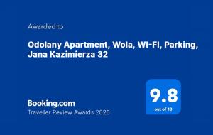 Odolany Apartment, Wola, WI-FI, Parking, Jana Kazimierza 32, Balkon, 31m2