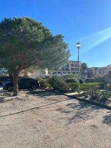 Studio cabine climatisé 4 couchages vue mer