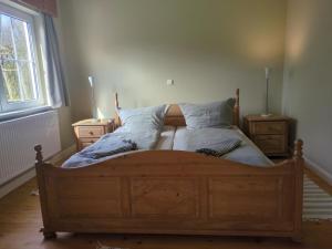 Erdgeschoss, überdachte Terrasse, Familienbett, Holzfußboden