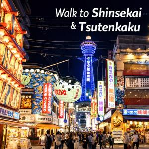 Easy access to Namba,Shinsekai G606