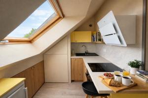 Vue panoramique sur Munster - terrasse forêt