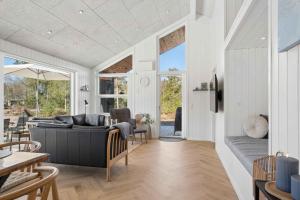 Modern Holiday Near Fjord And Beach