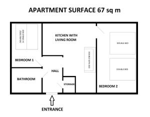 Spacious apartments Sarego Street - AC, calm area, close to Wawel