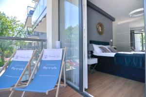 Apartament Blue z SAUNĄ blisko plaży - USTRONIE APARTMENTS Nadmorski Luksus Apartamenty