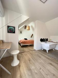 Sous les toits avec garage et terrasse à Ribeauville