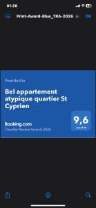 Bel appartement atypique quartier St Cyprien