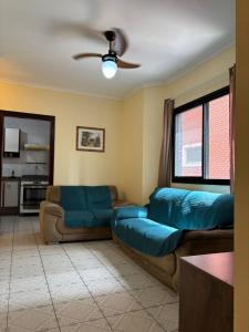 Apartamento Canto do Forte, 200m da Praia, Até 6 pessoas
