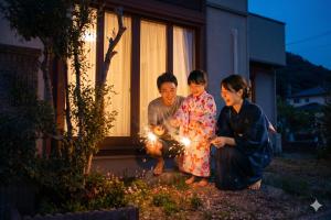Itoshima inn 海 山 川が目の前でベッド8台 4LDK 一棟貸し