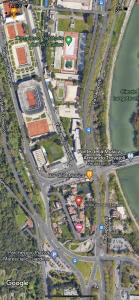 Casa Vittoria Stadio olimpico con panorama