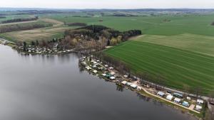 Nr 1 Camping- Pod mit Terrasse und Seeblick
