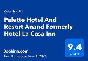 Palette by CheckIn Anand Formerly Hotel La Casa Inn