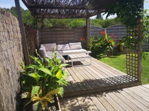 maison de vacances avec piscine et salle de sport