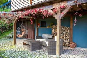 Birkenchalet, idyllisch am Waldrand mit Sauna und Kamin