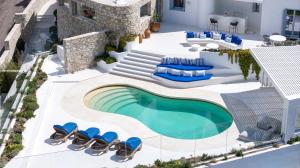 Villa Kiya - Beachfront Villa with Mykonos Town and Sunset Views