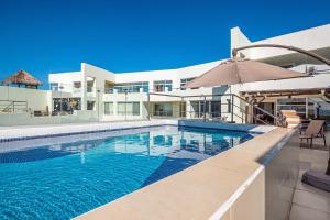 Luxurious retreat with a scenic terrace pool & modern kitchen