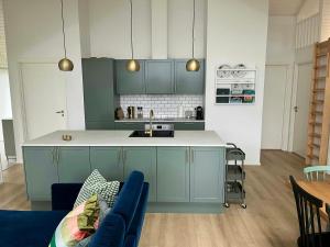 Modern House In Second Row At Rude Strand