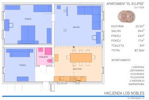 Apartamenty LOS NOBLES w spokojnej okolicy w pobliżu jeziora