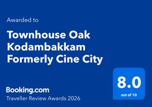 Townhouse Oak Kodambakkam Formerly Cine City