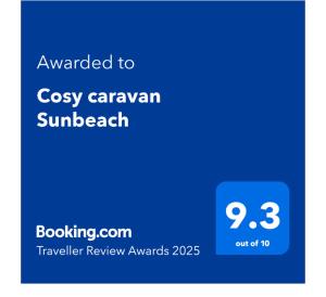 Cosy caravan Sunbeach
