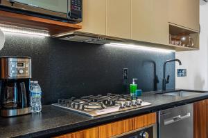 Luxury condo with shared rooftop pool and lounge, private washerdryer