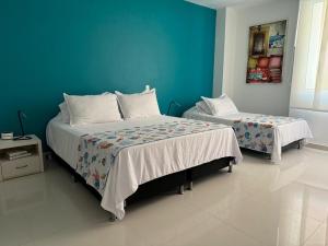 Apto Morros Caribe azul